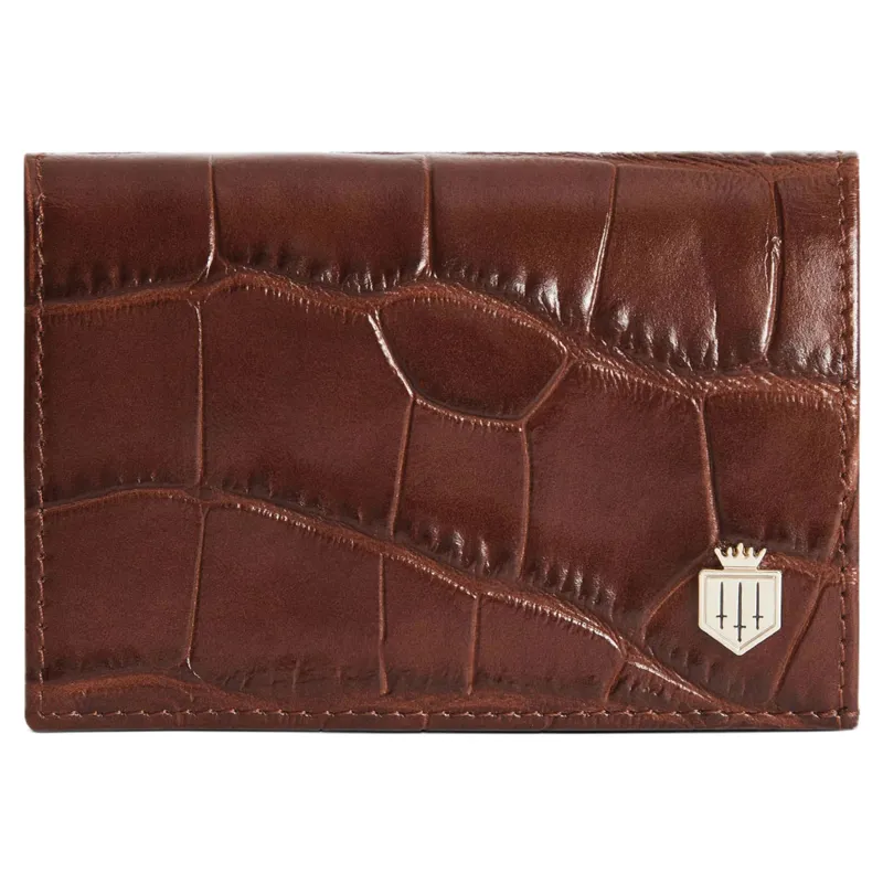 Fairfax and Favor Ashwell Purse in Conker Croc-1
