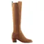 Fairfax and Favor Belgravia Heeled Boot in Tan Suede