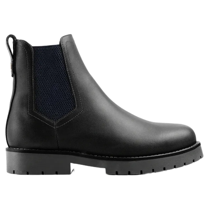 Fairfax and Favor Boudica Shearling Lined Ankle Boot in Black Leather