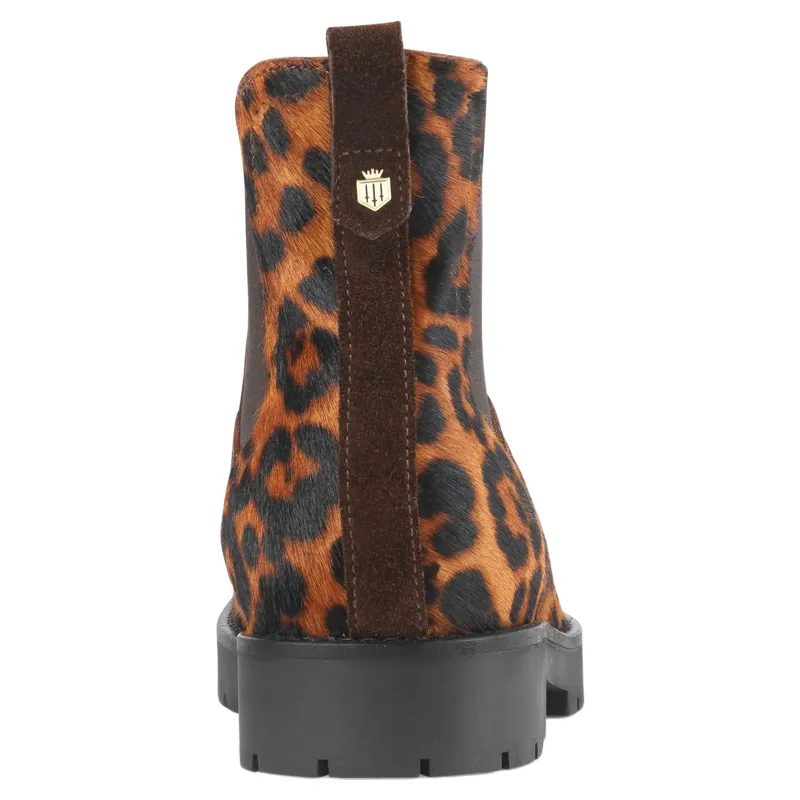 Fairfax and Favor Boudica Shearling Lined Ankle Boot in Leopard-2