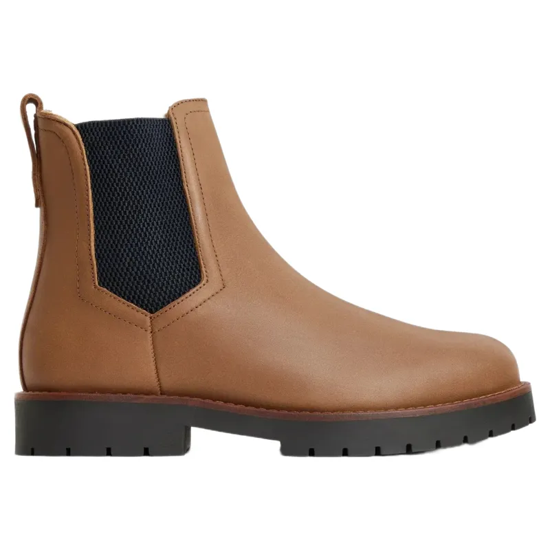 Fairfax and Favor Boudica Shearling Lined Ankle Boot in Oak Leather