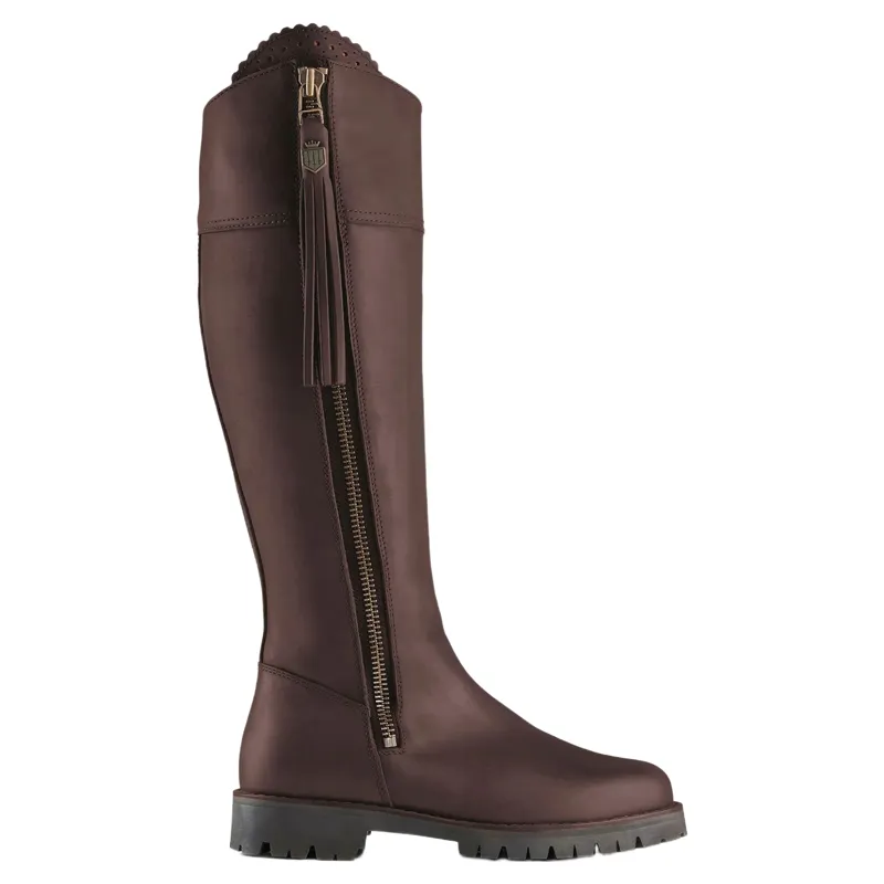 Fairfax and Favor Explorer Waterproof Boot Regular Fit in Mahogany Leather
