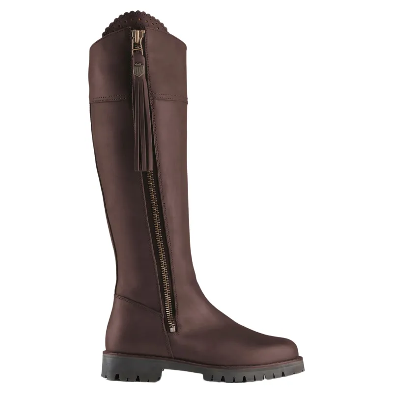 Fairfax and Favor Explorer Waterproof Boot Narrow Fit in Mahogany Leather-1
