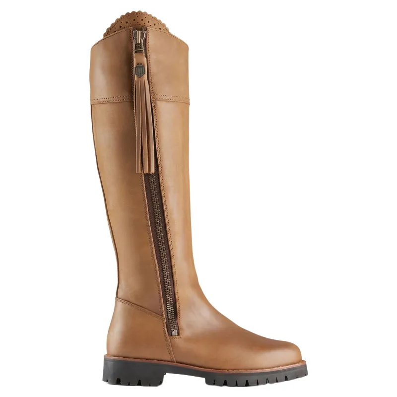 Fairfax and Favor Explorer Waterproof Boot Narrow Fit in Oak Leather-1