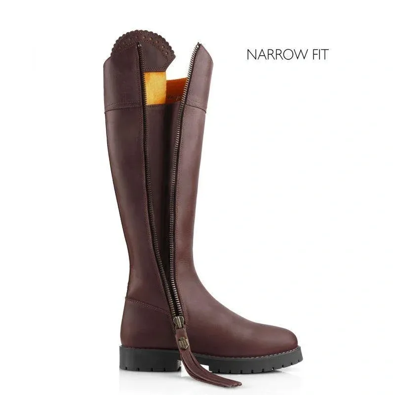Fairfax and Favor Explorer Waterproof Boot Narrow Fit in Mahogany Leather-9