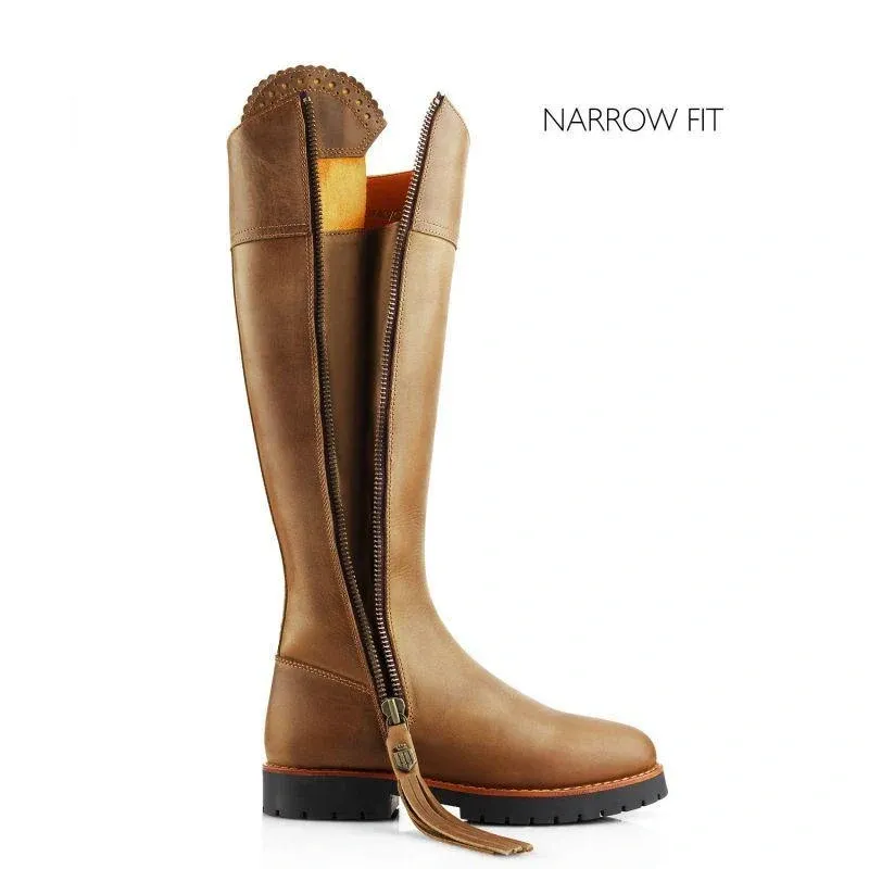 Fairfax and Favor Explorer Waterproof Boot Narrow Fit in Oak Leather-5