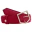 Fairfax and Favor Felbrigg Belt in Cherry Suede