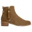 Fairfax and Favor Flat Oakham Ankle Boot in Tan Suede