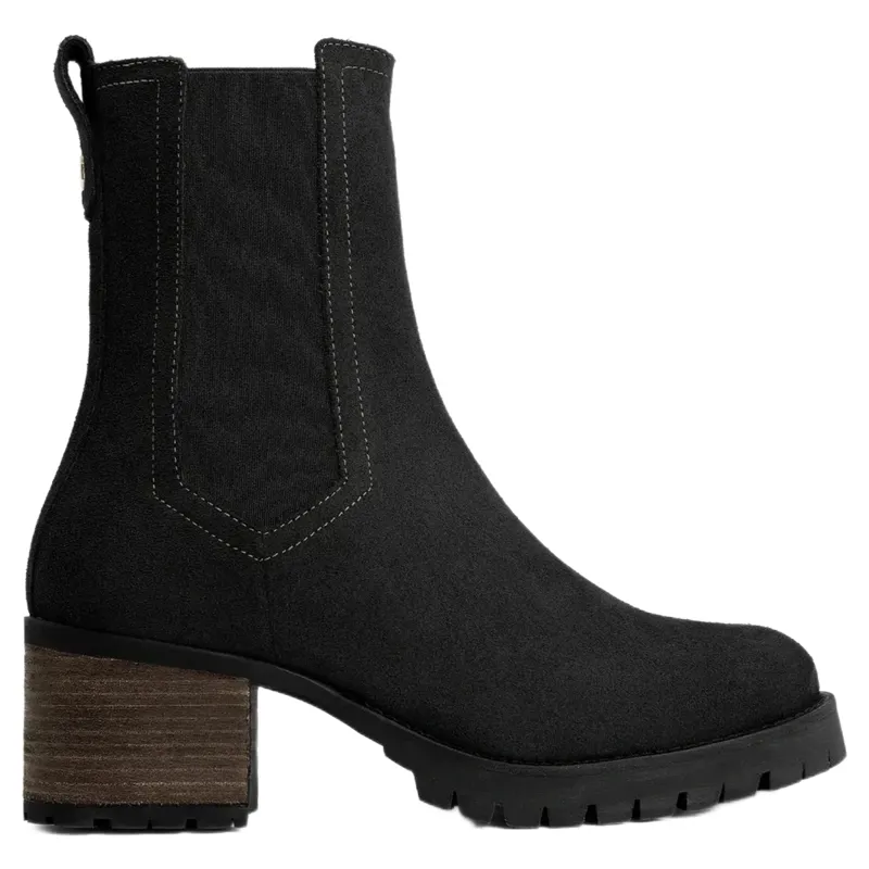 Fairfax and Favor Heeled Boudica Boot in Black Suede