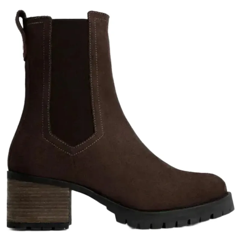 Fairfax and Favor Heeled Boudica Boots in Chocolate Suede