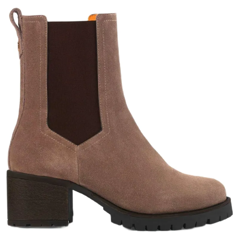 Fairfax and Favor Heeled Boudica Stockist Exclusive Boots in Deep Taupe Suede