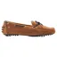 Fairfax and Favor Henley Driving Shoe in Tan/Navy