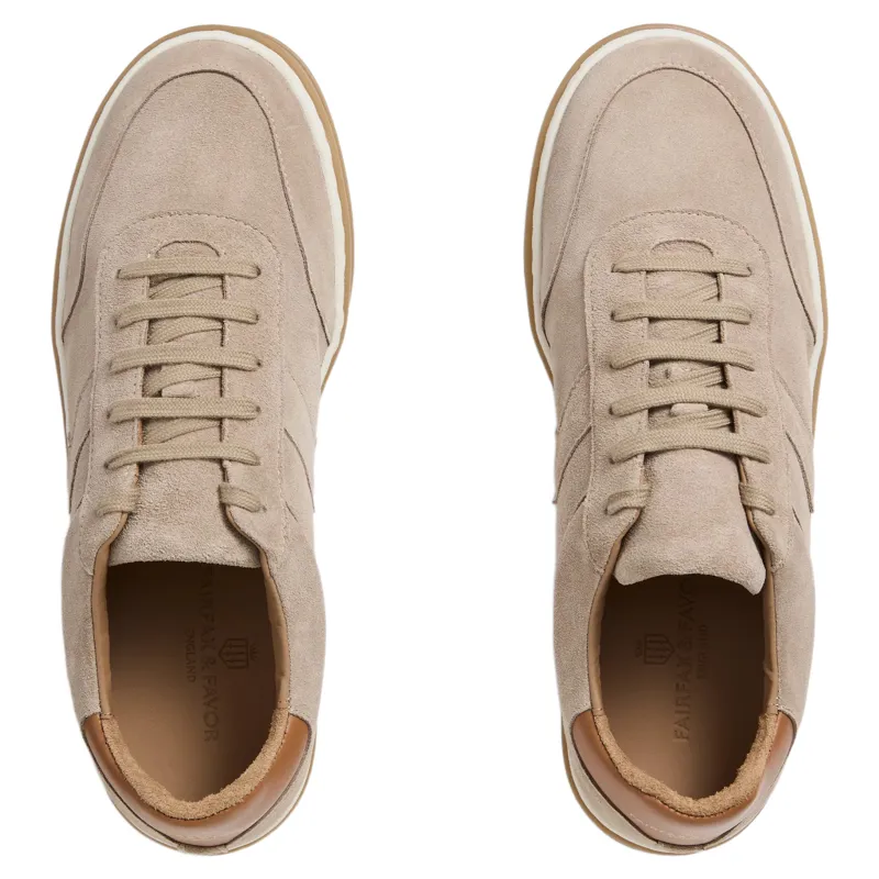 Fairfax and Favor Kendrick Trainer in Fawn Suede-4