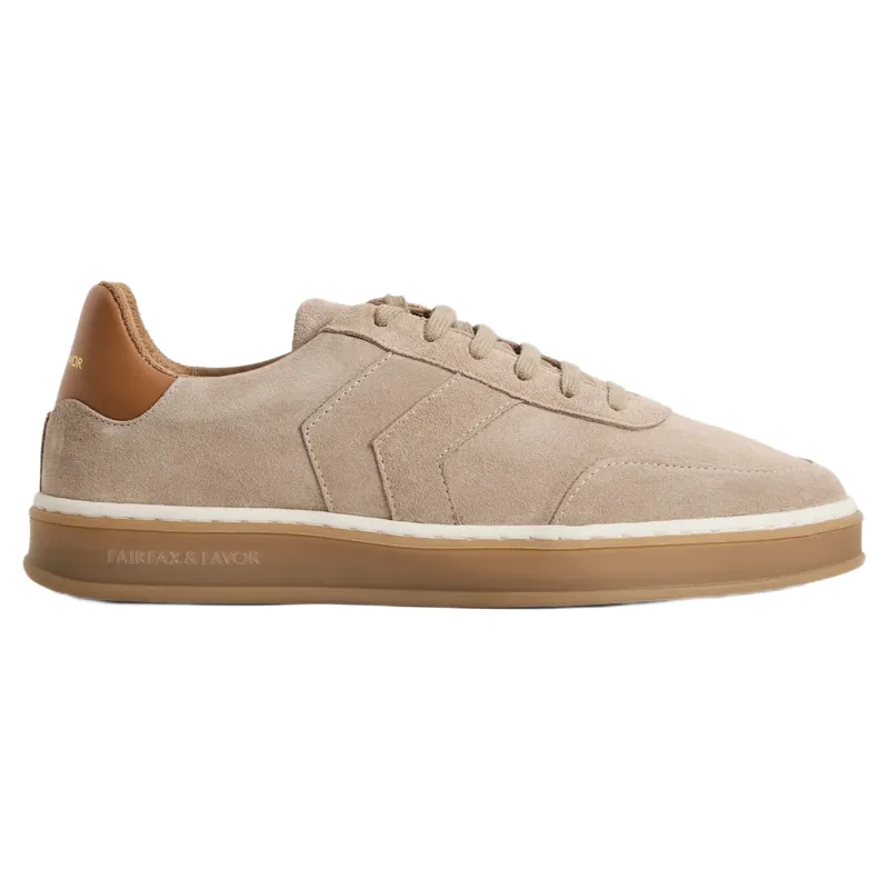 Fairfax and Favor Kendrick Trainer in Fawn Suede
