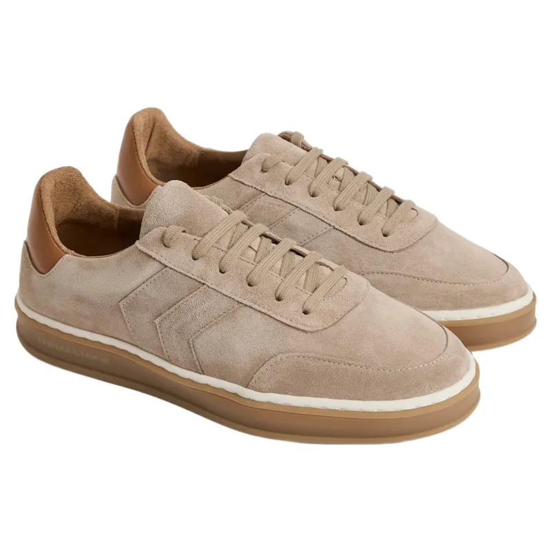 Fairfax and Favor Kendrick Trainer in Fawn Suede-1