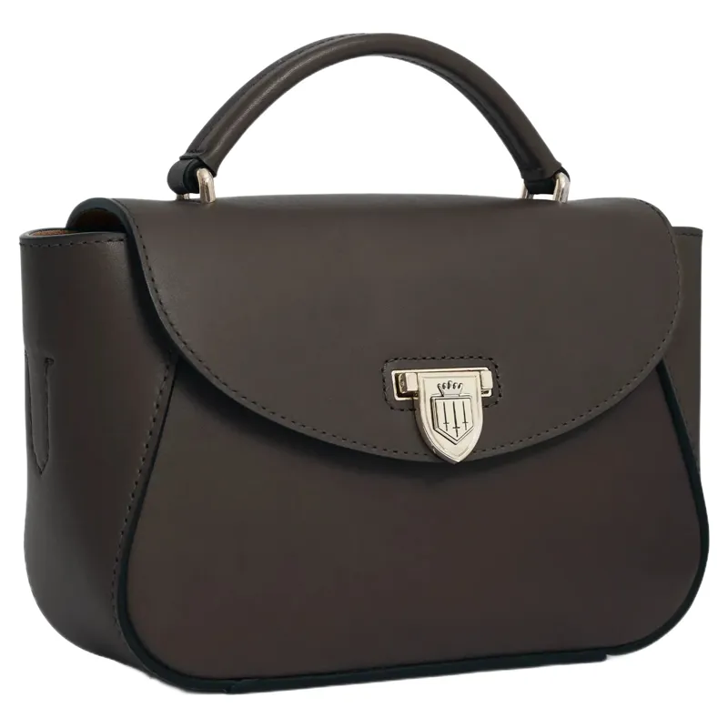 Fairfax and Favor Mini Blenheim Handbag in Mahogany Leather-1