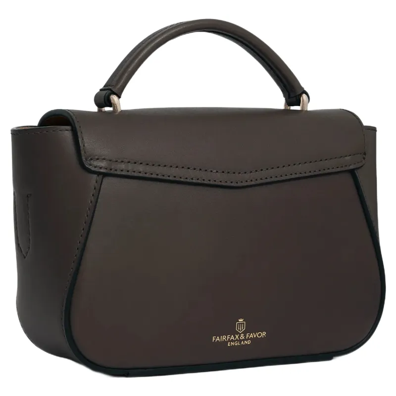 Fairfax and Favor Mini Blenheim Handbag in Mahogany Leather-2