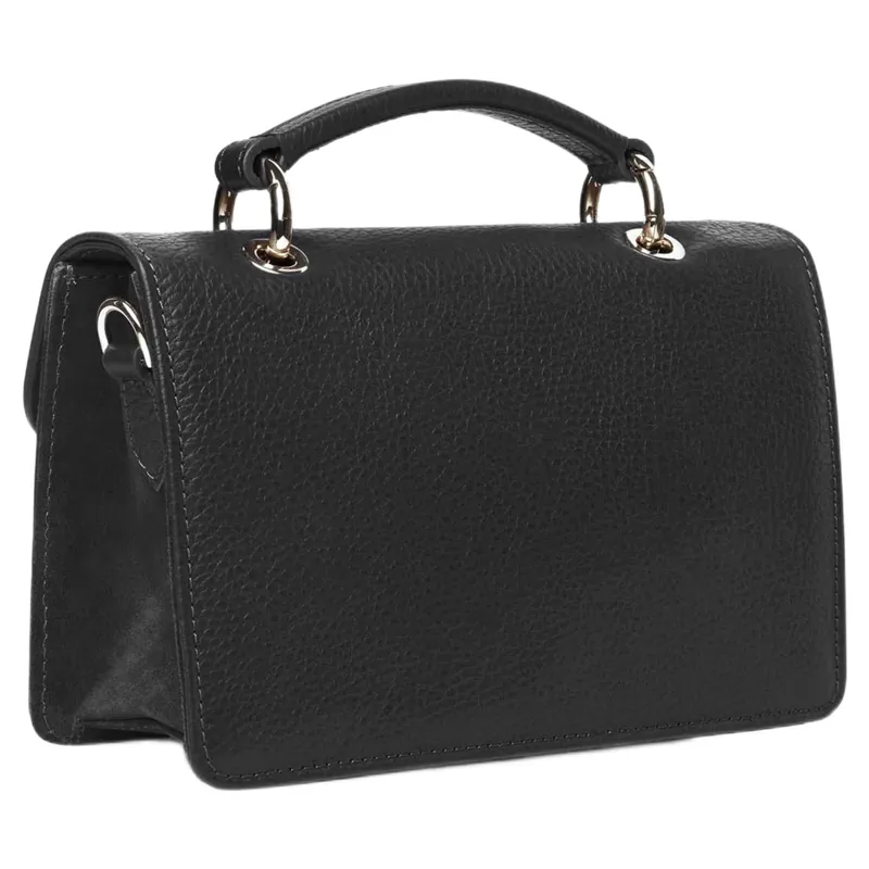 Fairfax and Favor Mini Loxley Crossbody Bag in Black Suede-3