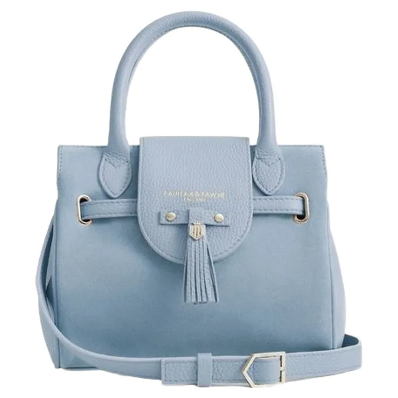 Fairfax and Favor Mini Windsor Bag in Sky Blue