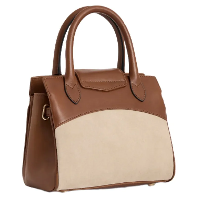 Fairfax and Favor Mini Windsor Bag in Tan/Stone Leather-1
