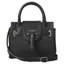 Fairfax and Favor Mini Windsor Handbag in Black Suede
