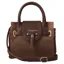 Fairfax and Favor Mini Windsor Handbag in Chocolate Suede