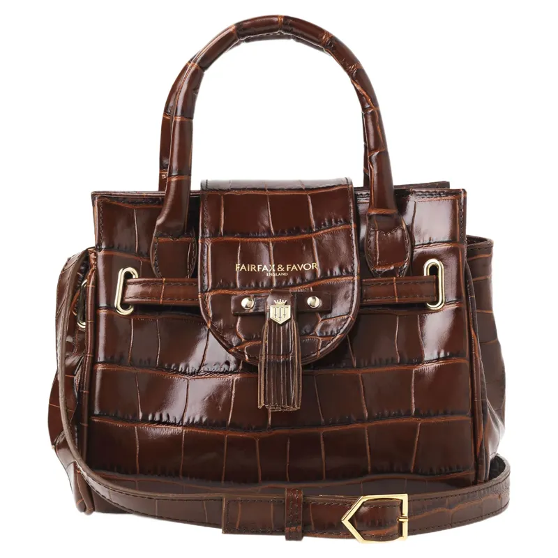Fairfax and Favor Mini Windsor Handbag in Conker
