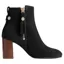 Fairfax and Favor Oakham Ankle Boot in Black Suede