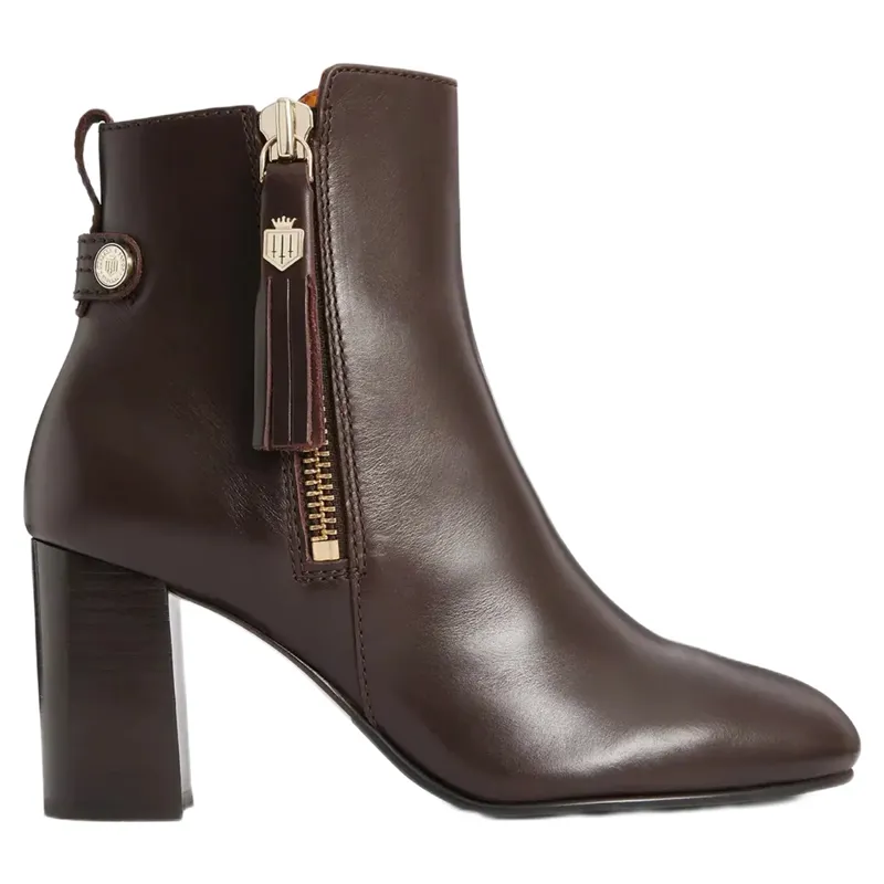 Fairfax and Favor Oakham Ankle Boot in Mahogany Leather