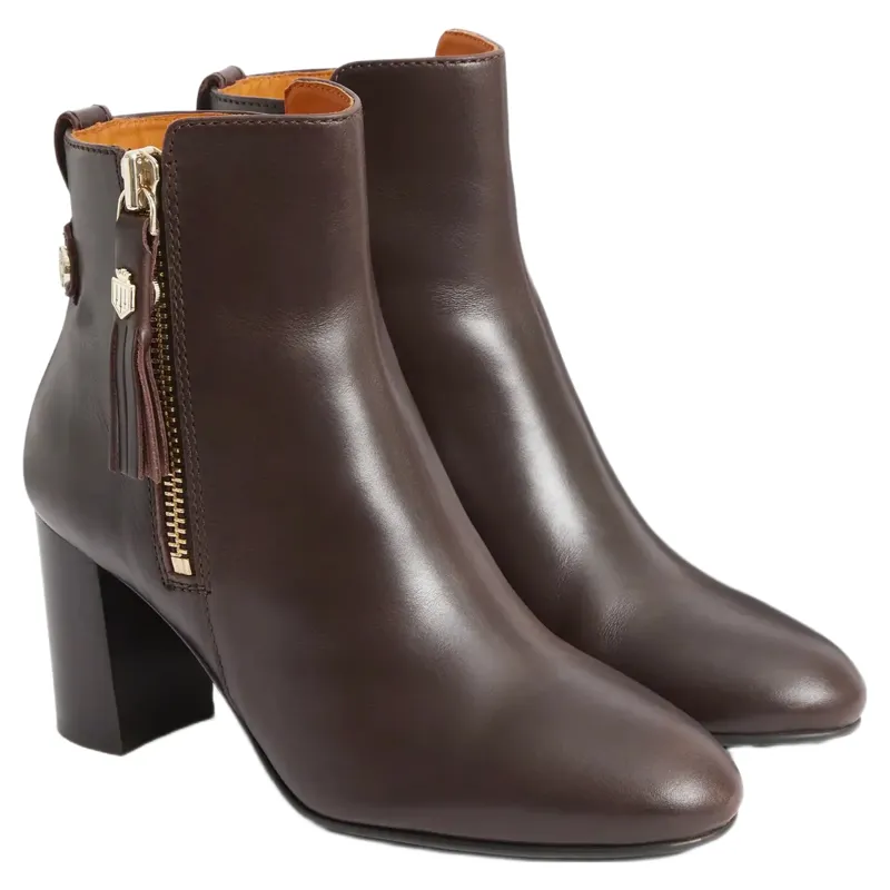 Fairfax and Favor Oakham Ankle Boot in Mahogany Leather-1
