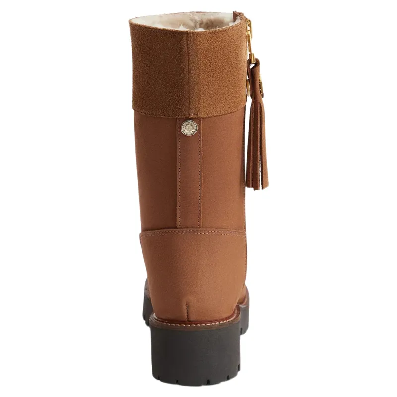 Fairfax and Favor Paris Shearling Lined Boot in Cognac Nubuck-3