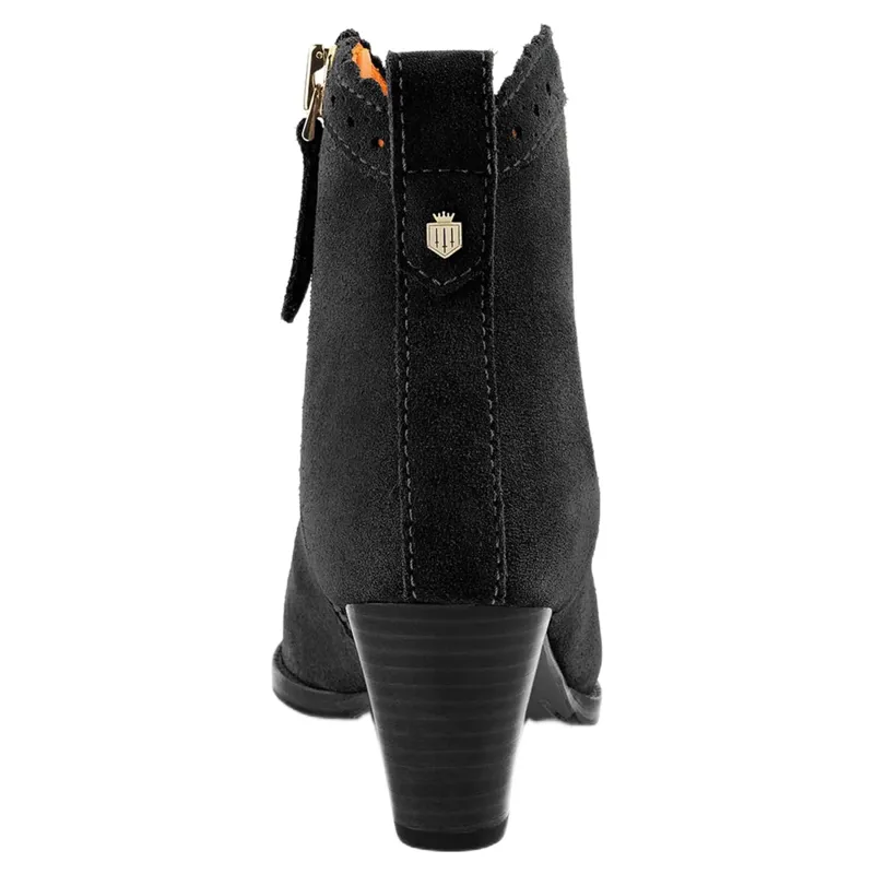 Fairfax and Favor Regina Ankle Boot in Black Suede-2