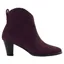 Fairfax and Favor Regina Ankle Boot in Plum Suede