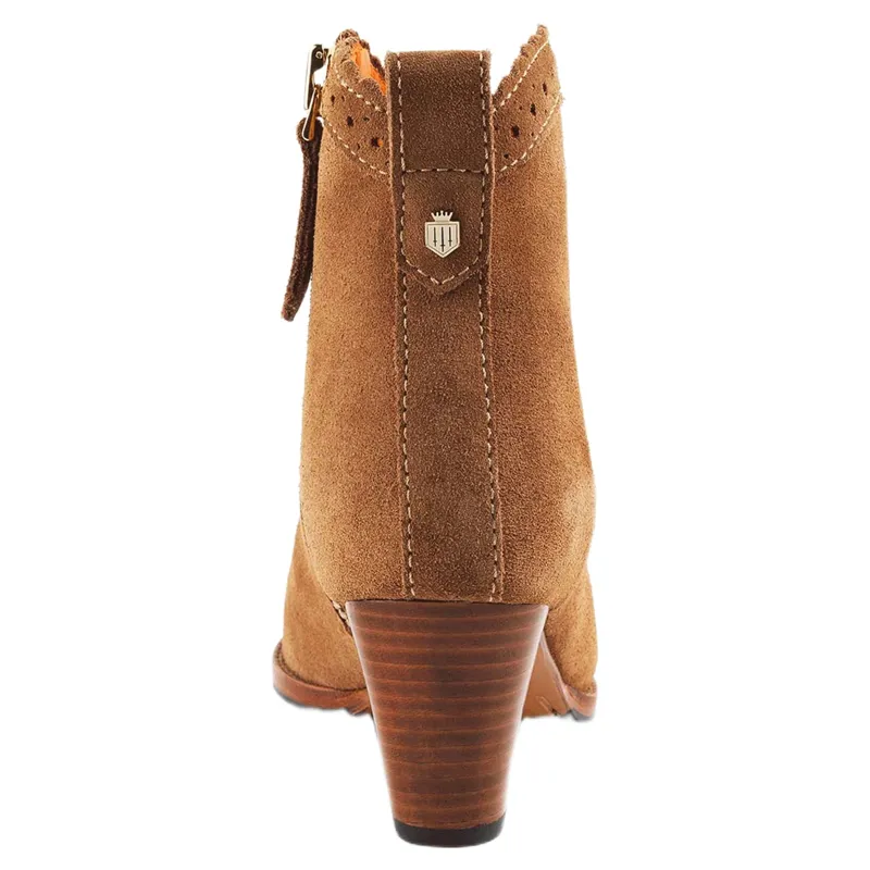 Fairfax and Favor Regina Ankle Boot in Tan Suede-3