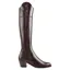 Fairfax and Favor Regina Heeled Boots Narrow Fit in Mahogany Leather