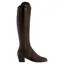 Fairfax and Favor Regina Heeled Boots Regular Fit in Chocolate Suede