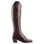 Fairfax and Favor Regina Heeled Boots Regular Fit in Mahogany Leather