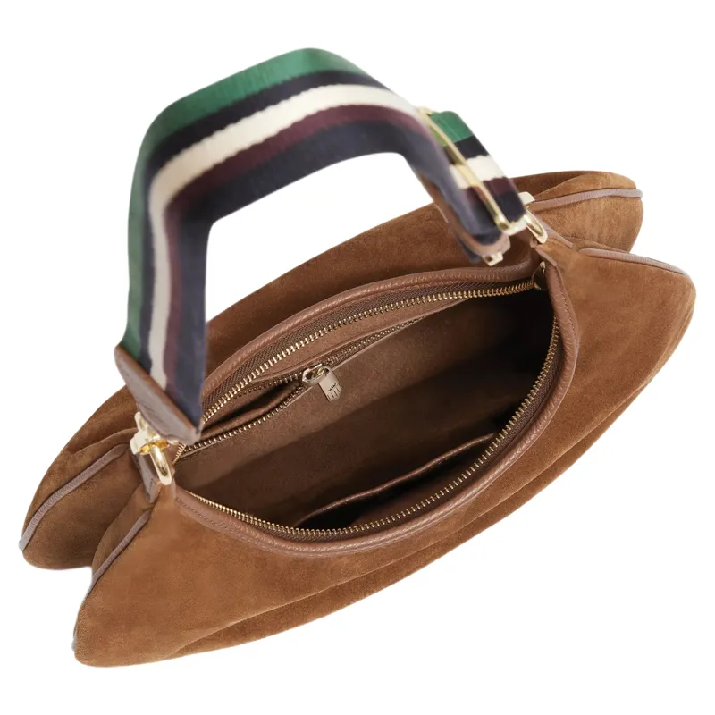 Fairfax and Favor Richmond Hobo Bag in Tan Suede-3