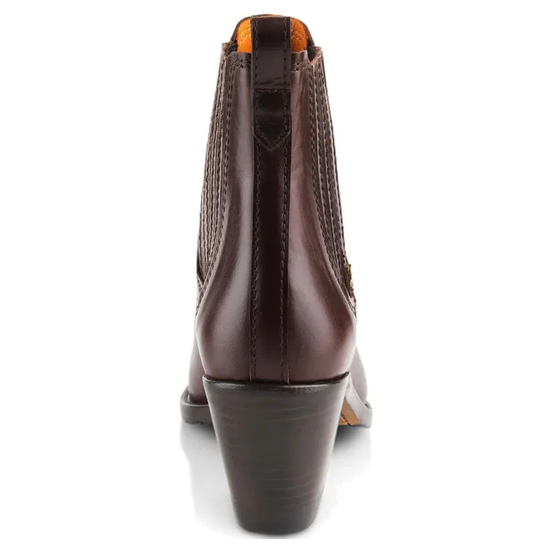 Fairfax and Favor Rockingham Ankle Boot in Mahogany Leather-3