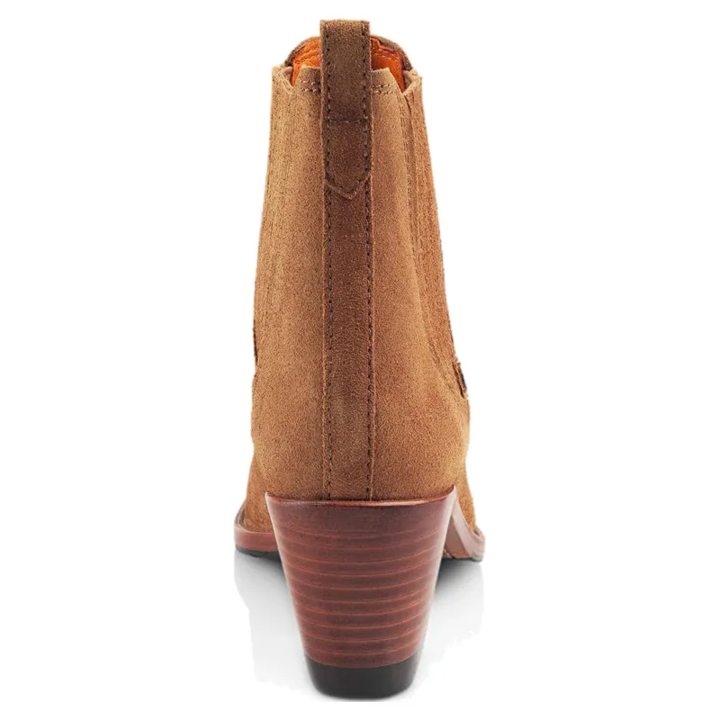 Fairfax and Favor Rockingham Ankle Boot in Tan Suede-3