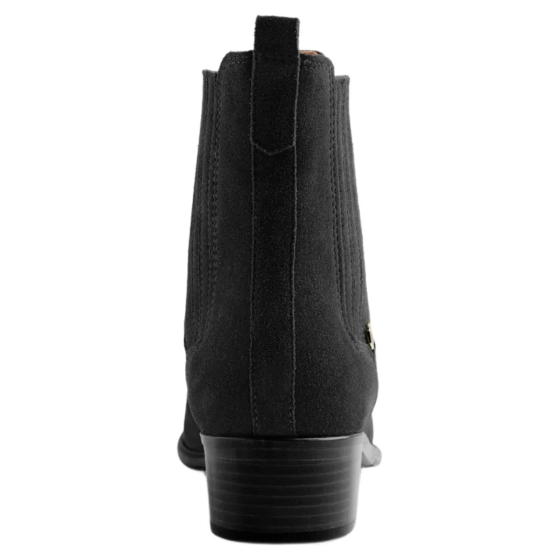 Fairfax and Favor Rockingham Chelsea Boot in Black Suede-3