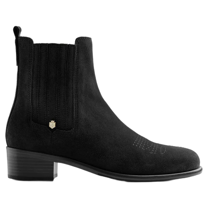 Fairfax and Favor Rockingham Chelsea Boot in Black Suede