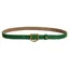 Fairfax and Favor Sennowe Belt in Clover Green Suede