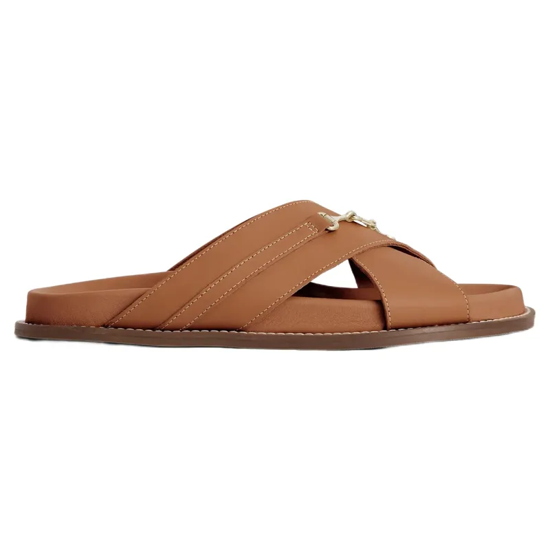 Fairfax and Favor Southwold Sandal in Tan Leather
