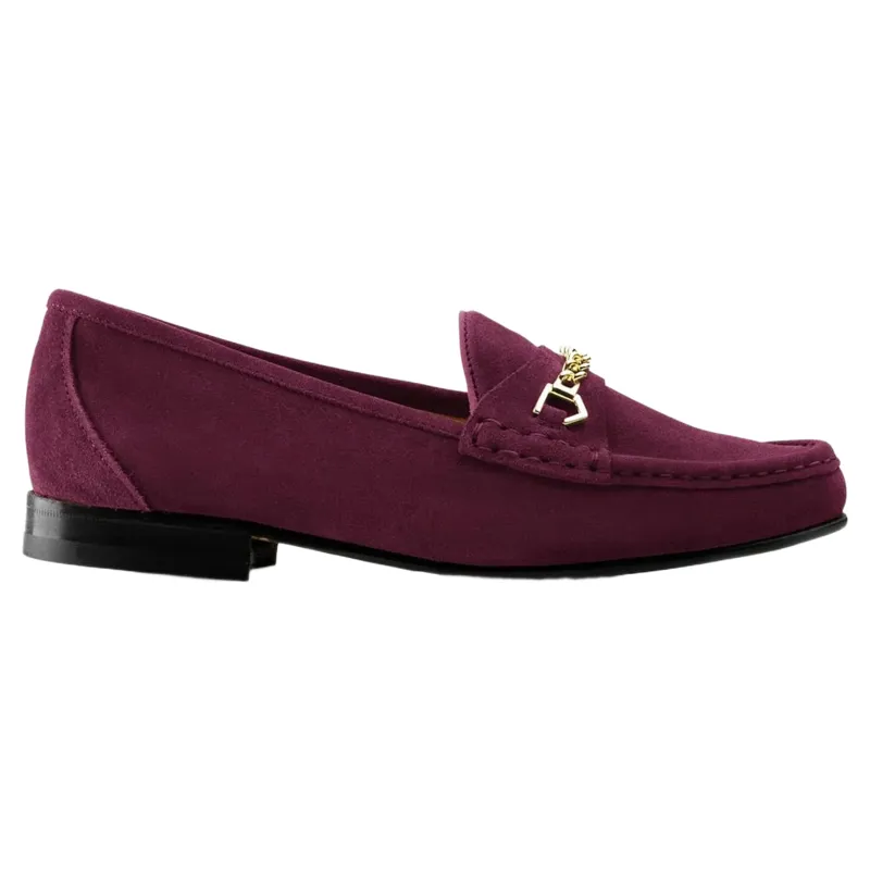 Fairfax and Favor Stockist Exclusive Apsley Loafer in Elderberry Suede