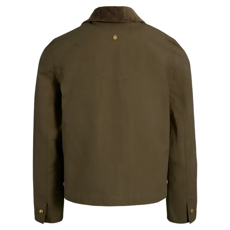 Fairfax and Favor Tabitha Short Wax Jacket in Khaki-1