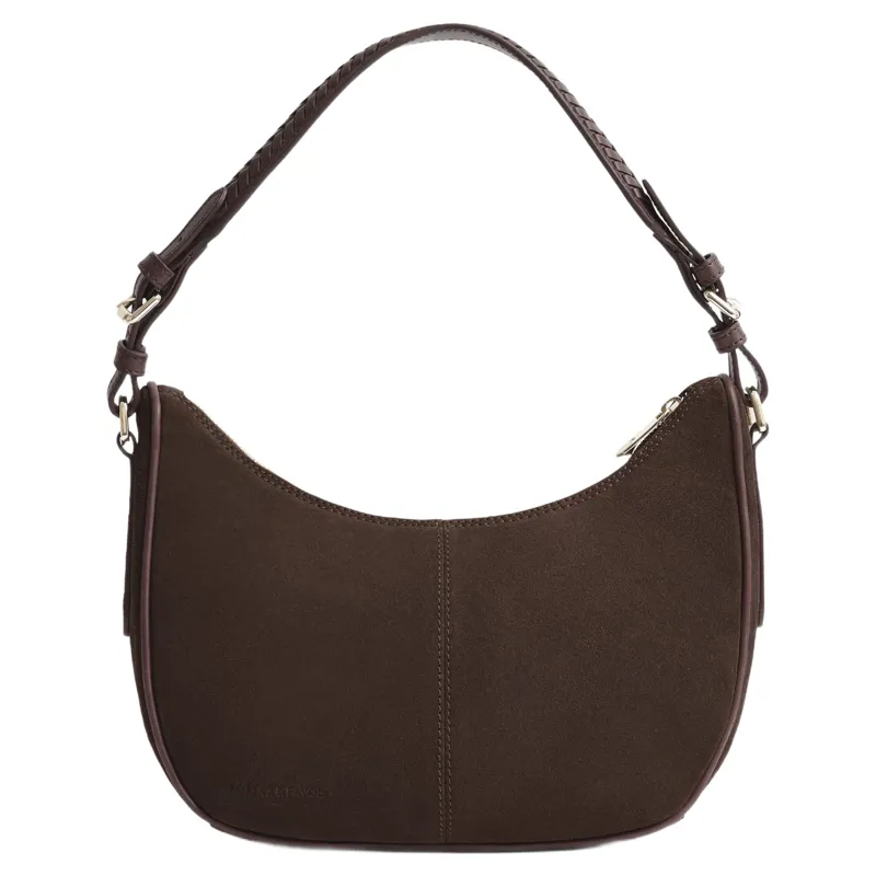 Fairfax and Favor Tetbury Crescent Bag in Chocolate