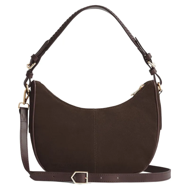 Fairfax and Favor Tetbury Crescent Bag in Chocolate-2