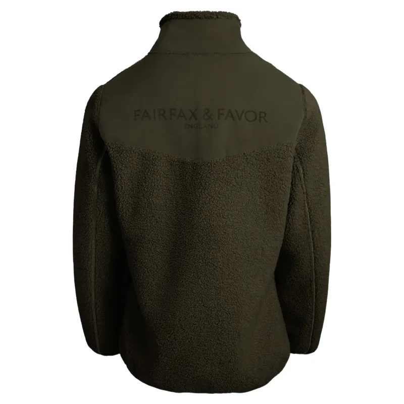 Fairfax and Favor Agnes Fleece Jacket in Khaki-1