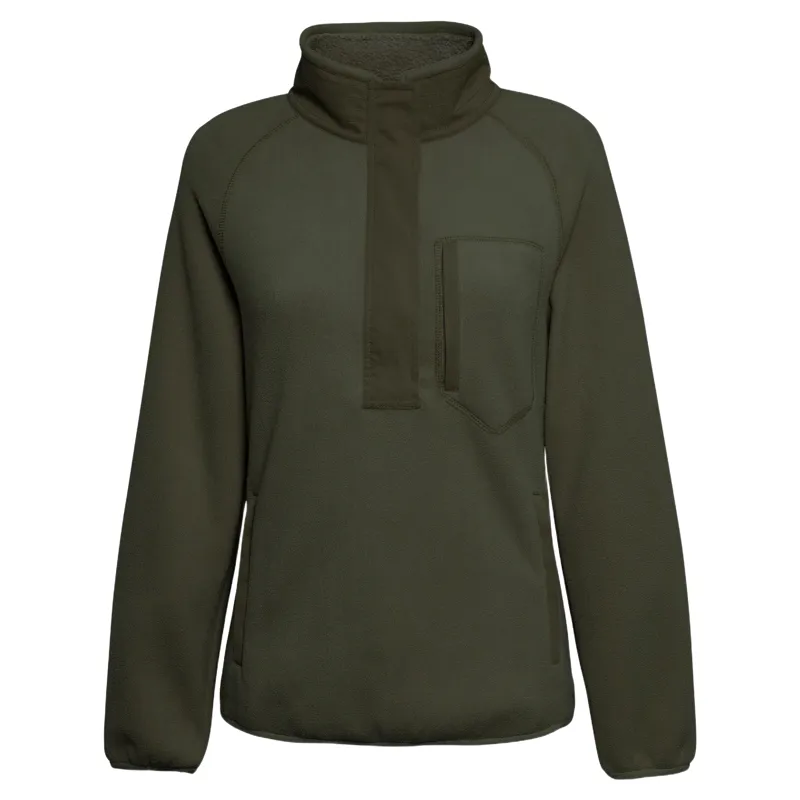 Fairfax and Favor The Aria 1/4 Zip Fleece in Khaki